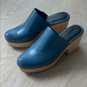 Rachel Comey Rare Blue Bose Clogs
